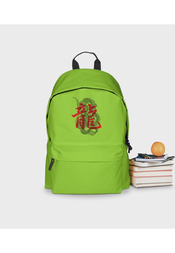 MegaKoszulki - Plecak szkolny Smok kanji