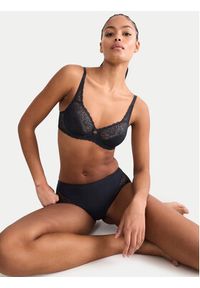 Triumph Biustonosz z fiszbiną Amourette Graphic 10229007 Czarny. Kolor: czarny. Materiał: syntetyk #4