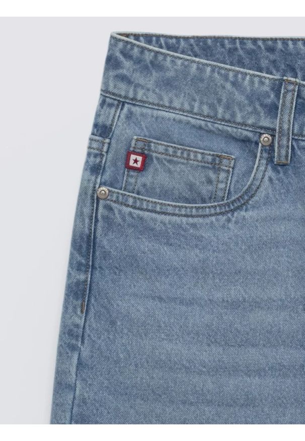 Big-Star - Jeansy chłopięce loose niebieskie Zacky 209. Okazja: na co dzień. Stan: podwyższony. Kolor: niebieski. Materiał: jeans. Styl: casual, vintage, klasyczny, elegancki