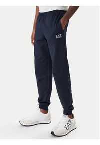 EA7 Emporio Armani Dres 8NPV63 PJVRZ M0036 Granatowy Regular Fit. Kolor: niebieski. Materiał: bawełna #5
