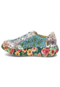 Kolorowe Sneakersy Laura Vita Eleganckie Obuwie Damskie Edycja Limitowana. Okazja: na co dzień. Zapięcie: sznurówki. Szerokość cholewki: normalna. Wzór: kolorowy. Styl: elegancki