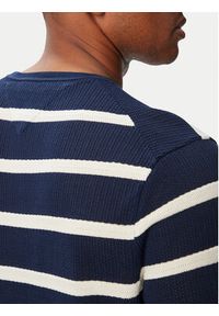 TOMMY HILFIGER - Tommy Hilfiger T-Shirt Breton MW0MW43942 Granatowy Regular Fit. Kolor: niebieski. Materiał: bawełna #5