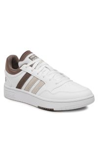 Adidas - Sneakersy adidas Hoops 3.0 Low Classic Vintage IG7913 White. Kolor: biały. Materiał: syntetyk