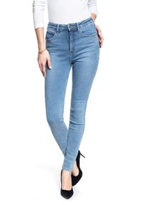 Lee - SPODNIE DAMSKIE LEE SCARLETT ULTRA HIGH BRIGHTON ROCK L30LMXBC 112106502. Styl: rockowy #8