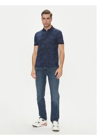 TOMMY HILFIGER - Tommy Hilfiger Polo MW0MW38475 Granatowy Regular Fit. Typ kołnierza: polo. Kolor: niebieski. Materiał: bawełna #4