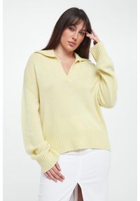 Liu Jo - Sweter damski wełniany LIU JO. Materiał: wełna #1