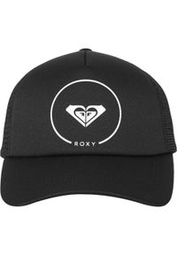 Czapka z daszkiem damska Roxy Truckin. Kolor: czarny. Materiał: poliester