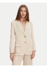 Marella Marynarka Selz 2513041085 Écru Regular Fit. Materiał: acetat #1
