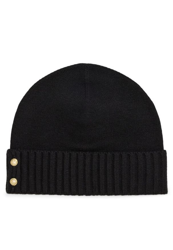 Lauren Ralph Lauren - LAUREN RALPH LAUREN Czapka 454P04510001 Czarny. Kolor: czarny. Materiał: wełna