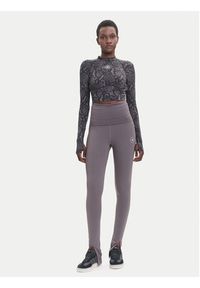 Adidas by Stella McCartney - adidas by Stella McCartney Legginsy True Strength JX4321 Szary Slim Fit. Kolor: szary. Materiał: syntetyk #4