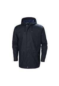 Kurtka uniwersalna męska Helly Hansen Moss Rain Coat. Kolor: czarny, niebieski, wielokolorowy. Materiał: syntetyk #1