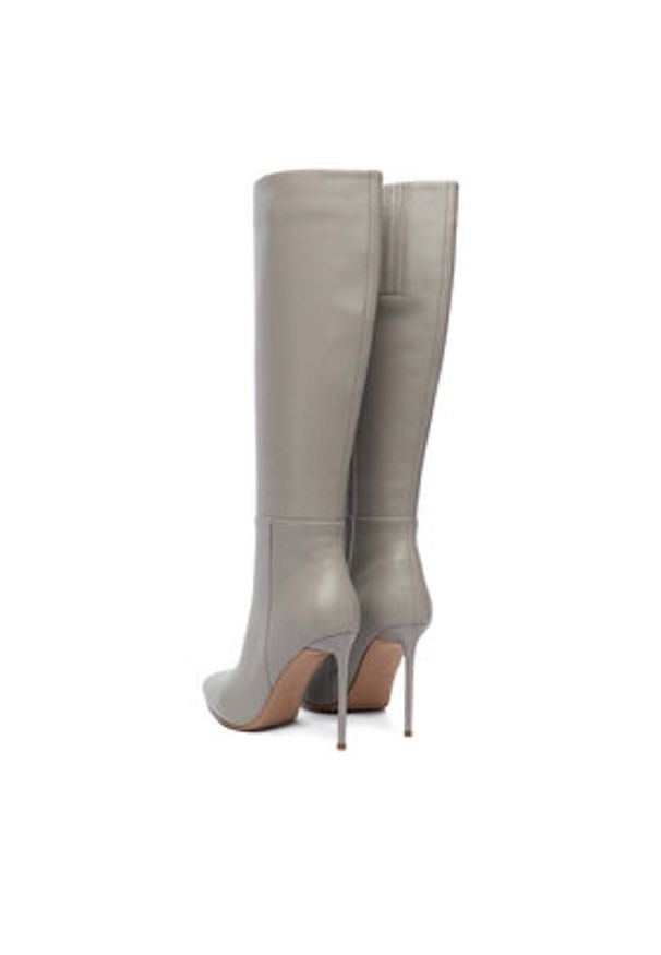 Eva Minge Kozaki EO-EDITH-E234-03B Szary. Kolor: szary. Materiał: skóra