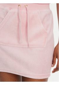 Juicy Couture Spódnica mini Heritage JCGGS125022G Różowy Slim Fit. Kolor: różowy. Materiał: bawełna #3