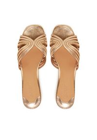 Lauren Ralph Lauren - LAUREN RALPH LAUREN Klapki Fay 802966855001 Złoty. Kolor: złoty. Materiał: skóra