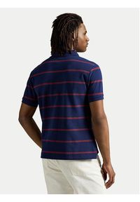 Polo Ralph Lauren Polo 710971839001 Granatowy Custom Slim Fit. Typ kołnierza: polo. Kolor: niebieski. Materiał: bawełna #5