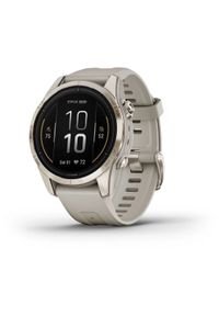 GARMIN - Zegarek sportowy Garmin Epix Pro Gen 2 Sapphire Beżowy (010-02802-11). Kolor: beżowy. Styl: sportowy