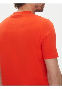 Karl Lagerfeld - KARL LAGERFELD T-Shirt 755710 552224 Czerwony Regular Fit. Typ kołnierza: dekolt w karo. Kolor: czerwony. Materiał: bawełna #3