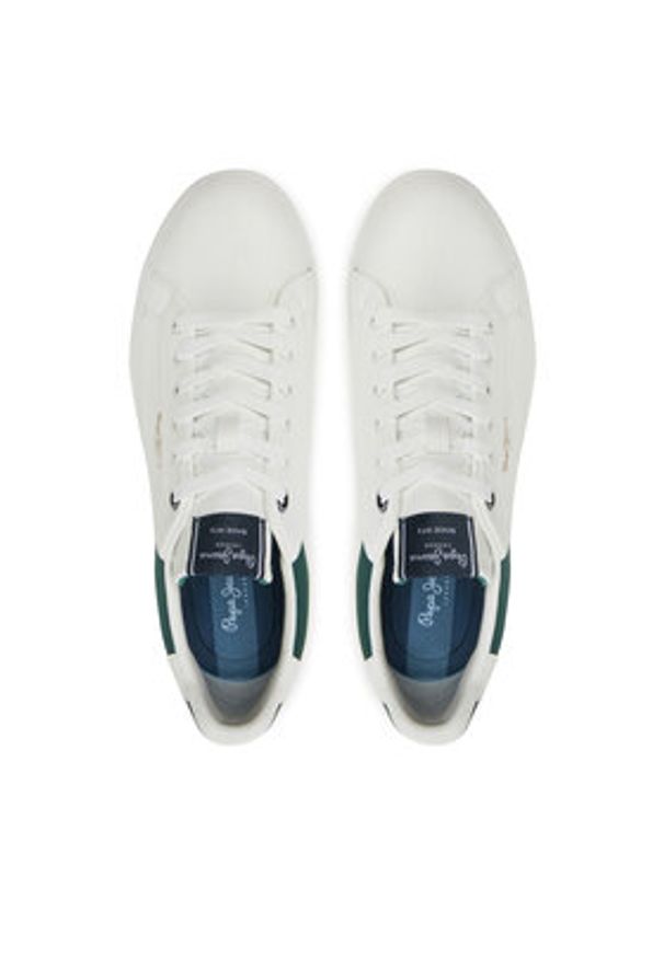 Pepe Jeans Sneakersy PMS30839 Zielony. Kolor: zielony. Materiał: skóra
