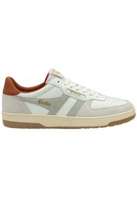 Sneakersy ze skóry Gola Hawk. Kolor: biały. Materiał: skóra #1