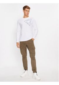 Guess Longsleeve M3BI14 I3Z14 Biały Slim Fit. Kolor: biały. Materiał: bawełna. Długość rękawa: długi rękaw #3