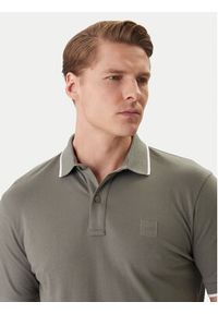 BOSS Polo Passertip 50507699 Szary Regular Fit. Typ kołnierza: polo. Kolor: szary. Materiał: bawełna #2