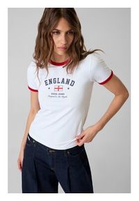 Guess Jeans T-Shirt 183096 Biały Classic Fit. Kolor: biały #5