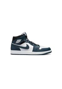 Buty do chodzenia męskie Nike Air Jordan 1 Mid. Kolor: niebieski, wielokolorowy. Sport: turystyka piesza