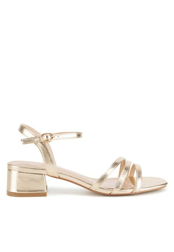 Clara Barson Sandały SXH3373A-29 Złoty. Kolor: złoty. Materiał: materiał