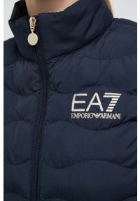 EA7 Emporio Armani bezrękawnik damski kolor granatowy przejściowy. Kolor: niebieski. Długość rękawa: bez rękawów #3