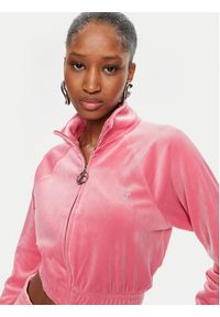 Juicy Couture Bluza Tasha JCWCT24306 Różowy Slim Fit. Kolor: różowy. Materiał: syntetyk #3