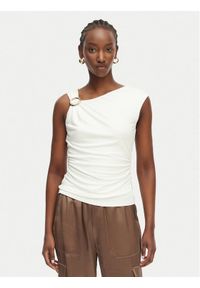 Marciano Guess Top G6GP02 K3068 Kremowy Slim Fit. Kolor: kremowy. Materiał: wiskoza #1