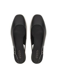 ecco - ECCO Czółenka Liva 25062304001 Czarny. Kolor: czarny. Materiał: skóra, lakier #2