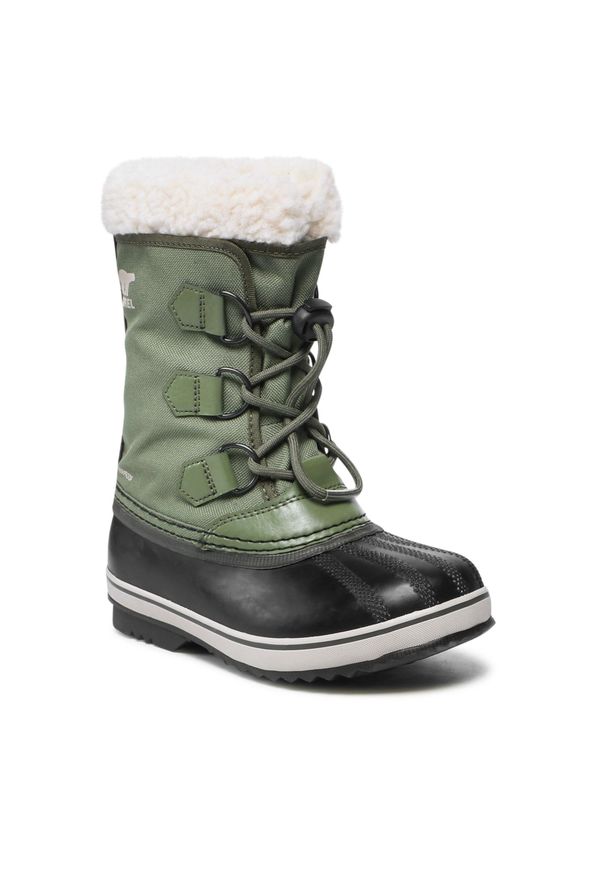 sorel - Śniegowce Sorel Yoot Pac Nylon Wp NY1962 Hiker Green. Kolor: zielony. Materiał: materiał