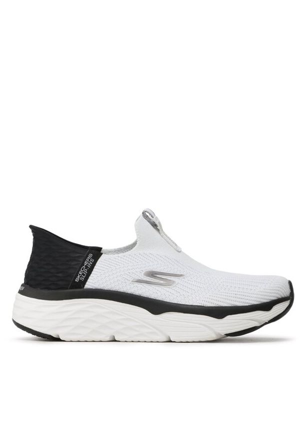 skechers - Skechers Sneakersy Smooth Transition 128571/WBK Biały. Kolor: biały. Materiał: materiał