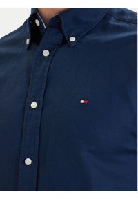 TOMMY HILFIGER - Tommy Hilfiger Koszula MW0MW42450 Granatowy Regular Fit. Kolor: niebieski. Materiał: bawełna #5