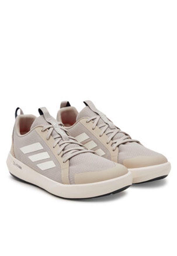 Adidas - adidas Trekkingi Terrex Boat Climacool JI3501 Beżowy. Kolor: beżowy. Materiał: materiał. Technologia: ClimaCool (Adidas). Model: Adidas Terrex. Sport: turystyka piesza