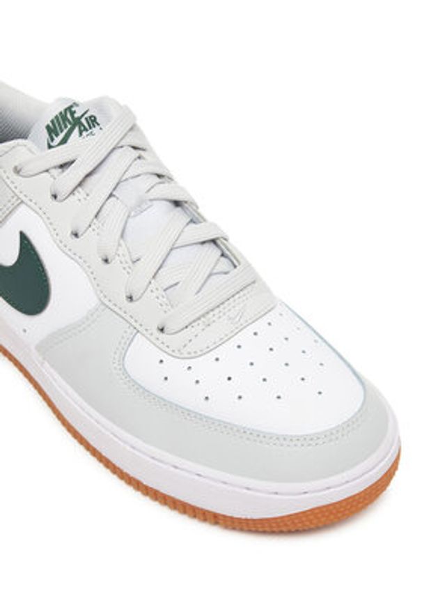 Nike Sneakersy Air Force 1 (GS) CT3839 007 Biały. Kolor: biały. Materiał: skóra. Model: Nike Air Force
