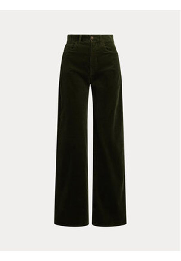 Polo Ralph Lauren Spodnie materiałowe 211A87463001 Zielony Wide Leg. Kolor: zielony. Materiał: sztruks