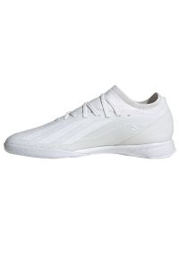 Adidas - Buty piłkarskie adidas X Crazyfast.3 In M ID9342 białe. Zapięcie: sznurówki. Kolor: biały. Materiał: guma, syntetyk. Sport: piłka nożna