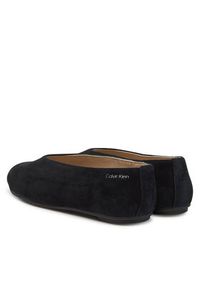 Calvin Klein Baleriny Ballerina Round Hw Sue HW0HW02565 Czarny. Kolor: czarny. Materiał: skóra