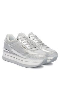 Guess Sneakersy FLJHN3 LEL12 Srebrny. Kolor: srebrny. Materiał: skóra #2