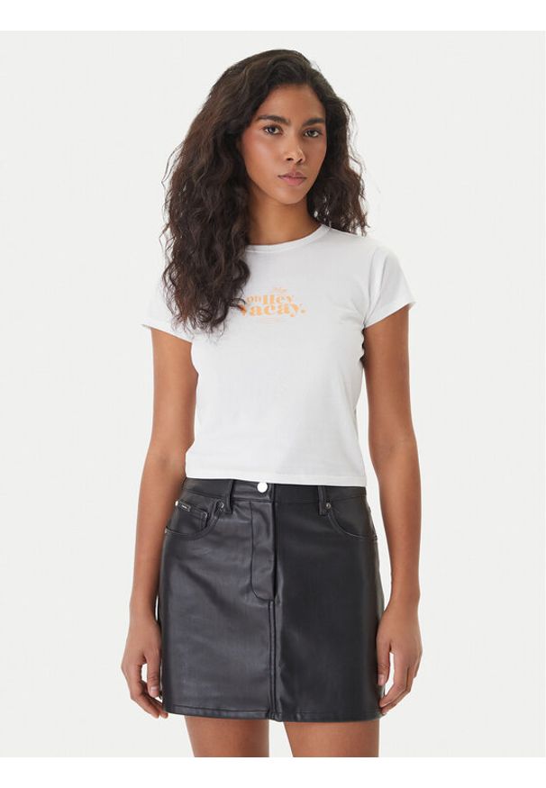 Hugo - HUGO T-Shirt Dichroma_B 50560769 Biały Slim Fit. Kolor: biały. Materiał: bawełna