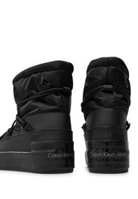 Calvin Klein Jeans Botki Vulc Flatform Snow Boot Wn YW0YW01591 Czarny. Kolor: czarny. Materiał: materiał #5