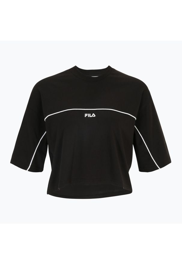 Fila - Koszulka damska FILA Loobu Blocked. Kolor: czarny. Sport: turystyka piesza