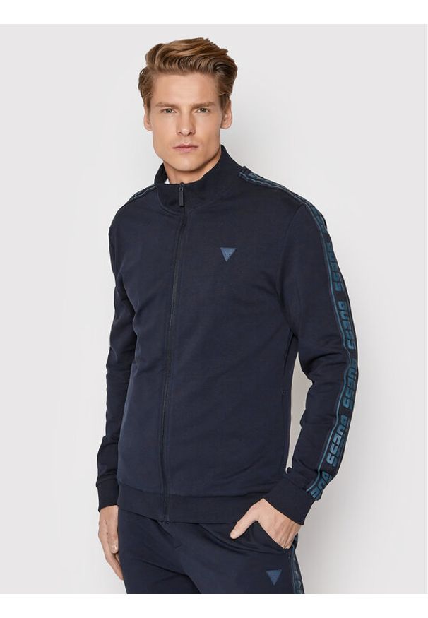 Bluza Guess. Kolor: niebieski