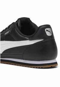 Puma - Sneakersy unisex PUMA Turino II PUMA Black White Silver Metallic. Kolor: biały, wielokolorowy, czarny, szary. Materiał: guma, materiał, tkanina, syntetyk