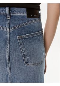 Sisley Spódnica jeansowa 4TLALE03I Niebieski Regular Fit. Kolor: niebieski. Materiał: bawełna #5