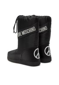 Love Moschino - LOVE MOSCHINO Śniegowce JA24032G1LISA000 Czarny. Kolor: czarny. Materiał: materiał #6