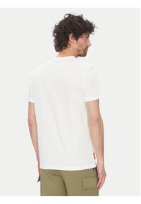 Lacoste T-Shirt TH8309 Biały Regular Fit. Kolor: biały. Materiał: bawełna #6