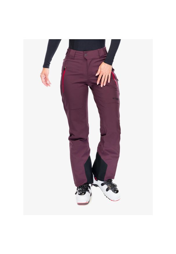 columbia - Spodnie skiturowe damskie Columbia Platinum Peak II 3L Pant. Kolor: fioletowy. Sezon: zima. Sport: narciarstwo